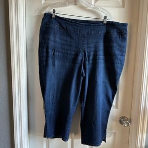Plus sized capri pants size 24W
